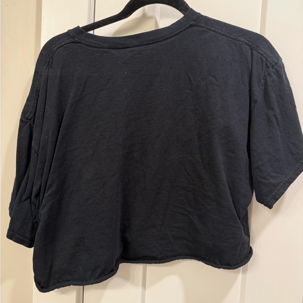 The Rolling Stones Black Crop Graphic Tee - Picture 4 of 6